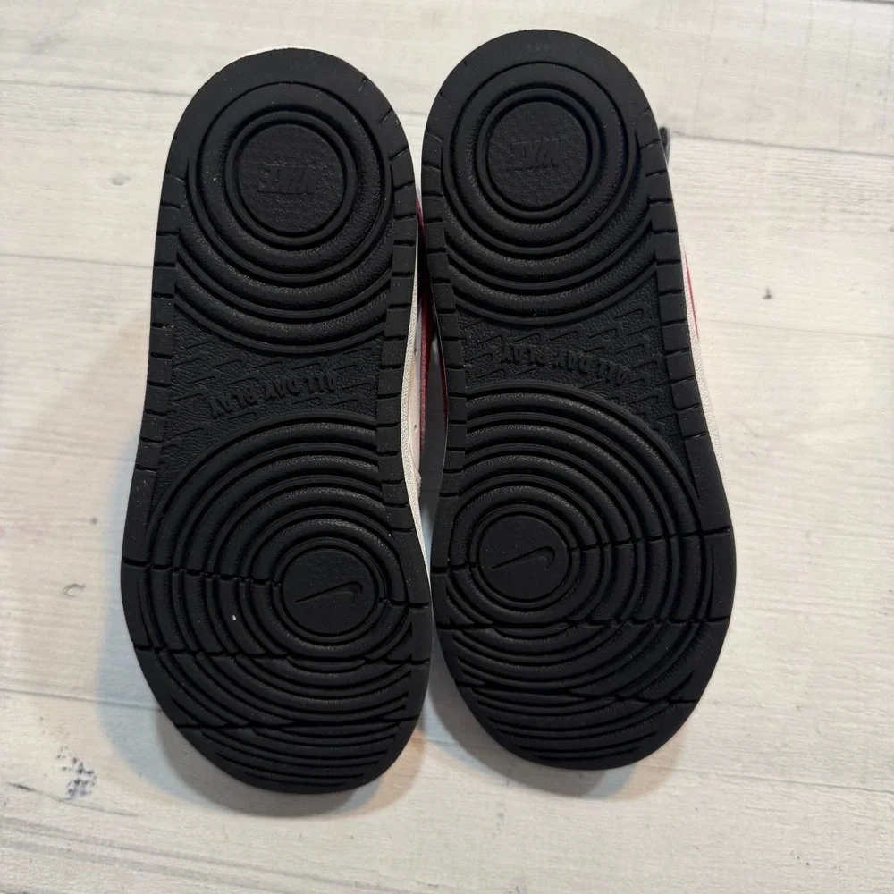 Nike Court Borough Mid 2‎ Kids' Shoes black white red little kids size 13